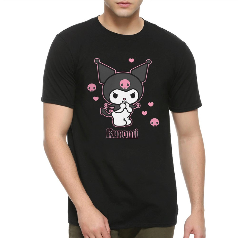 

Футболка мужская Dream Shirts Kuromi Хелло Китти черная S, Kuromi Хелло Китти