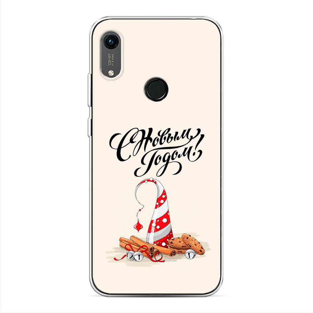 

Чехол на Huawei Y6 2019 "Подарки на Новый Год", Бежевый;красный;черный, 611550-5