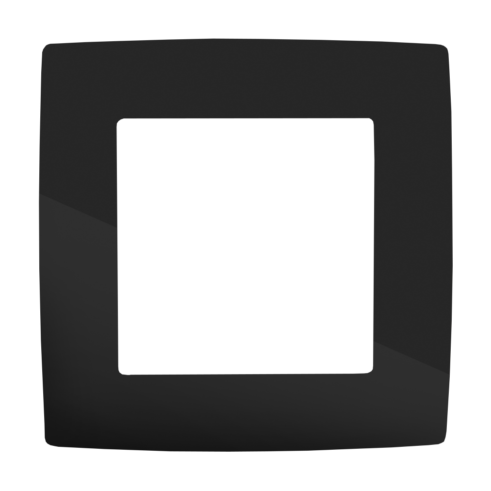 Рамка на 1 поста (черный) Эра 12-5001-06 (Б0014746) рамка на 1 пост эра 12 5001 25 12 бордо б0019390
