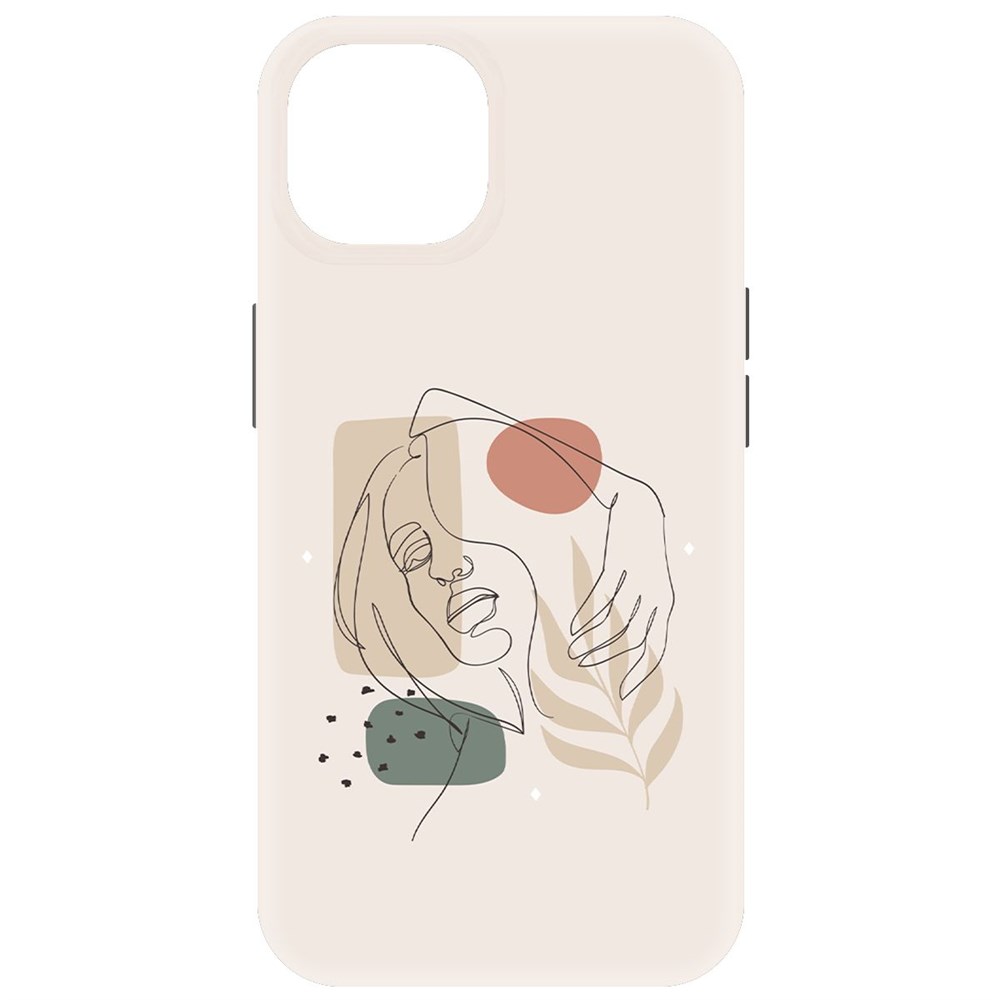 

Чехол-накладка Krutoff Soft Case Грациозность для iPhone 15 черный