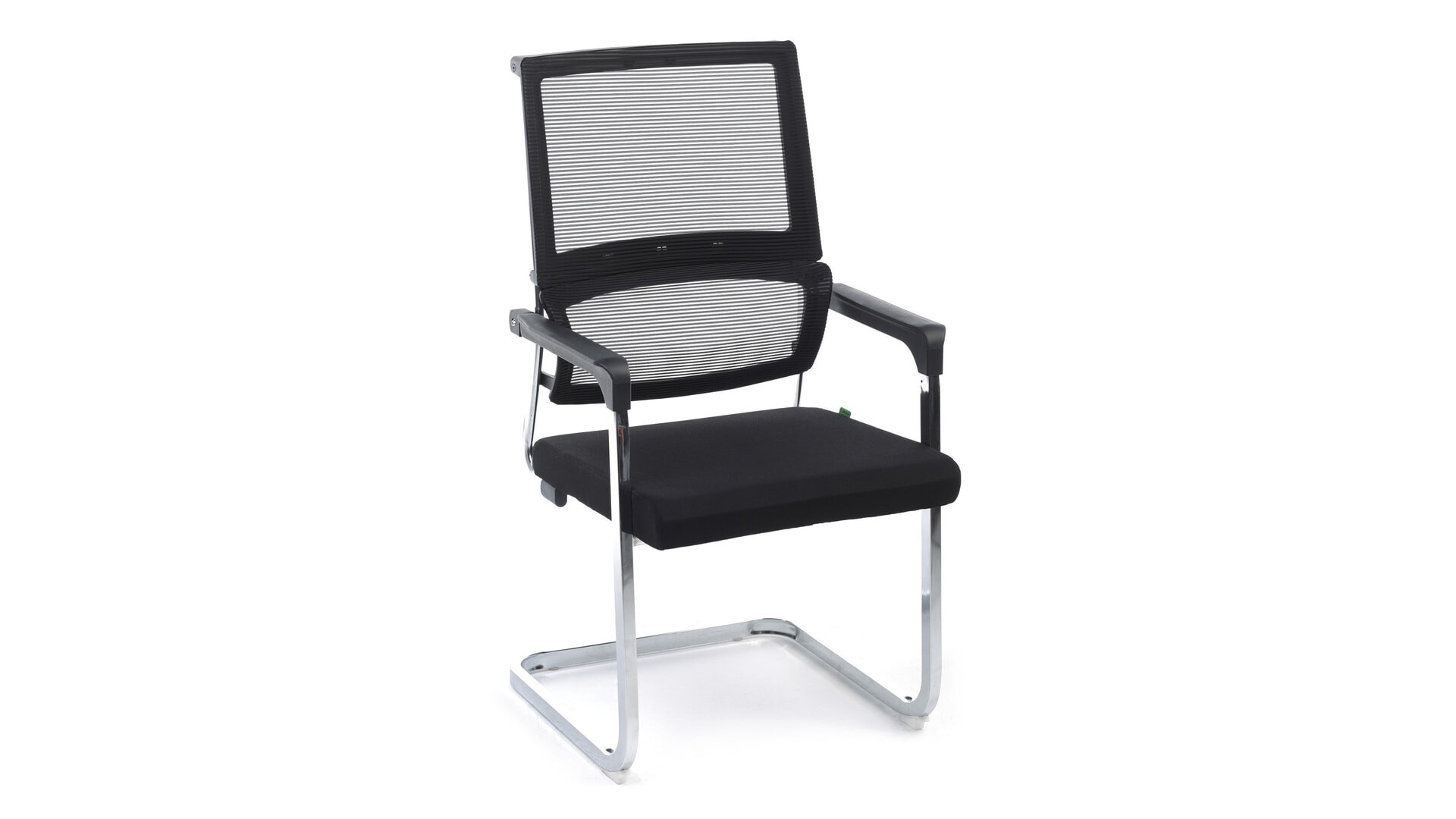 Конференц-кресло Рива Чейр RCH D201 Черная ткань/сетка черная