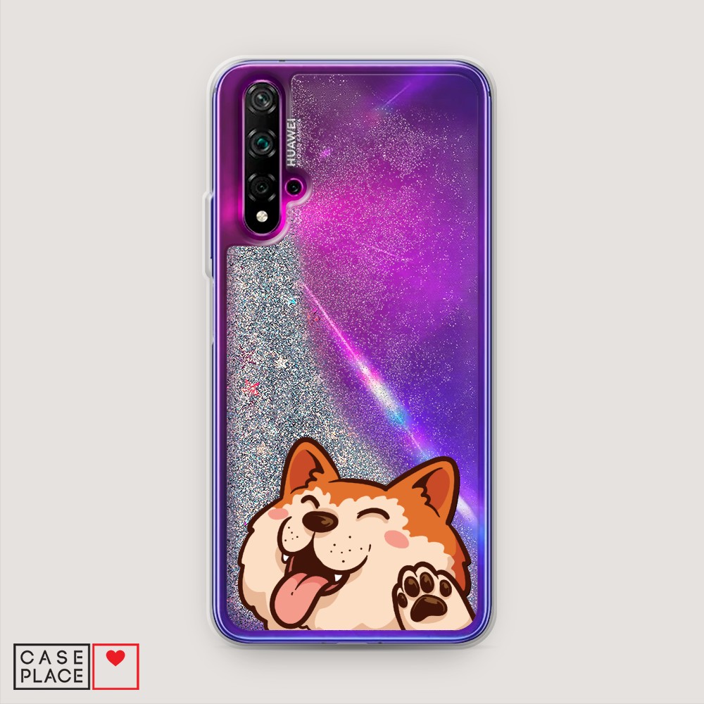

Чехол Awog на Honor 20/Huawei Nova 5T "Акита-ину машет", Разноцветный, 610591-1