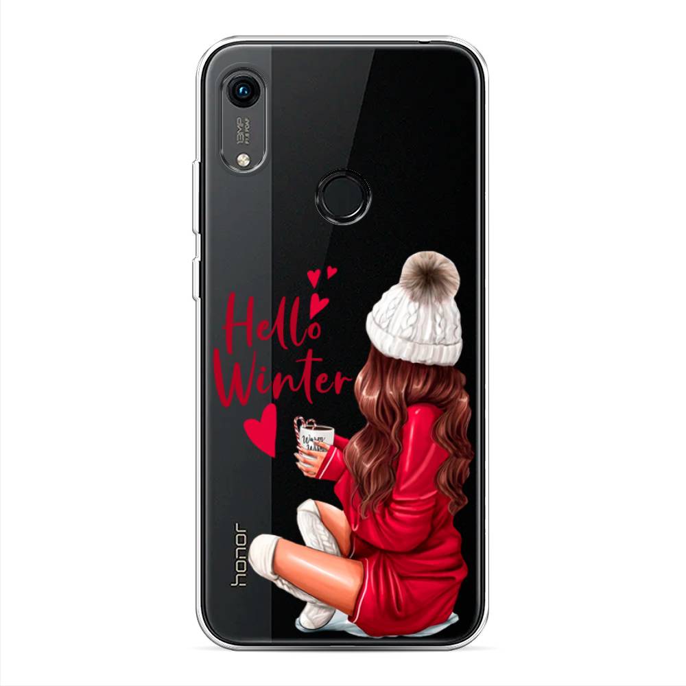 

Чехол на Huawei Y6 2019 "Hello winter", Красный;белый;коричневый, 611550-5