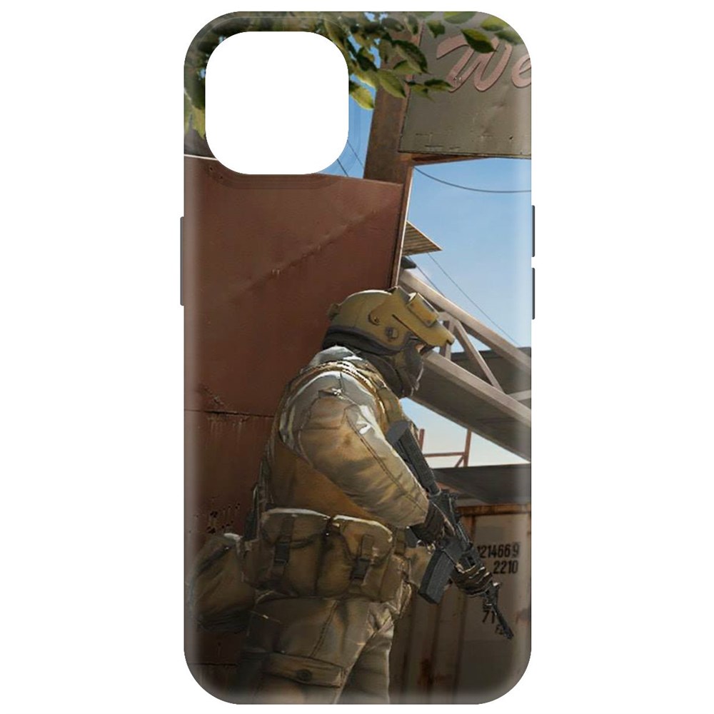 

Чехол-накладка Krutoff Soft Case Cтандофф 2 (Standoff 2) - Rust для iPhone 15 черный