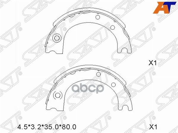 

Колодки Ручного Тормоза Toyota Dyna/Toyoace 01- Sat арт. ST-46540-25010