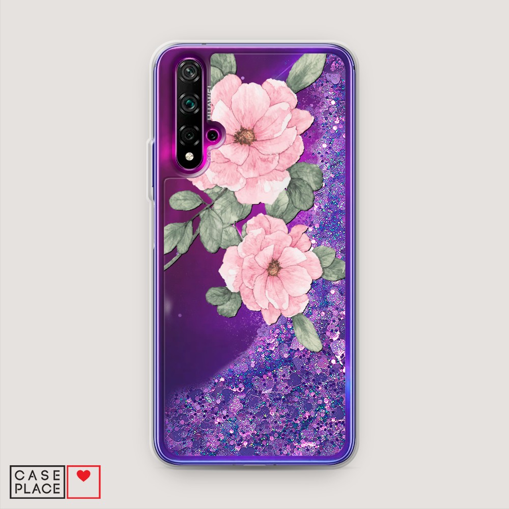 

Чехол Awog на Honor 20/Huawei Nova 5T "Акварельные розовые цветы", Разноцветный, 610592-1
