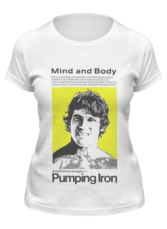 

Футболка женская Printio Pumping iron белая 2XL, Белый, Pumping iron