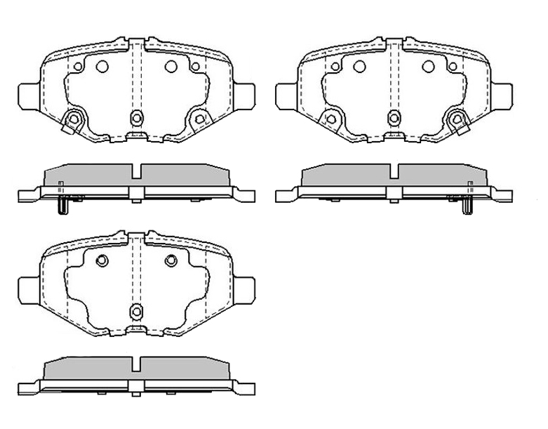 

Колодки Тормозные Зад Ford Explorer 3/5 Sat арт. ST-DG1Z2200C