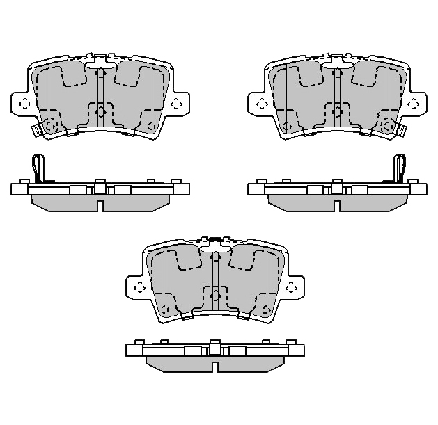 Колодки Тормозные Зад Honda Civic Fk Sat арт. ST-43022-SMG-E03