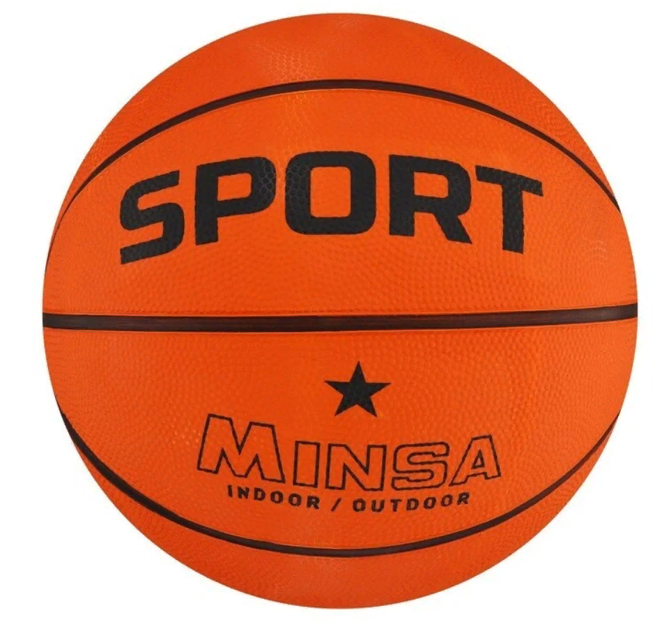Мяч баскетбольный MINSA SPORT, ПВХ, клееный, 8 панелей, размер 7