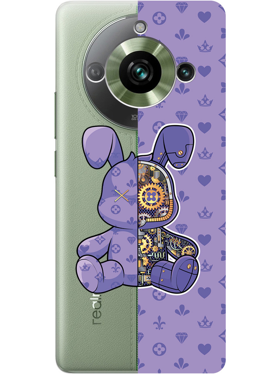 

Силиконовый чехол на Realme 11 Pro/11 Pro+ с принтом прозрачный 790364, Фиолетовый;прозрачный, 771145171