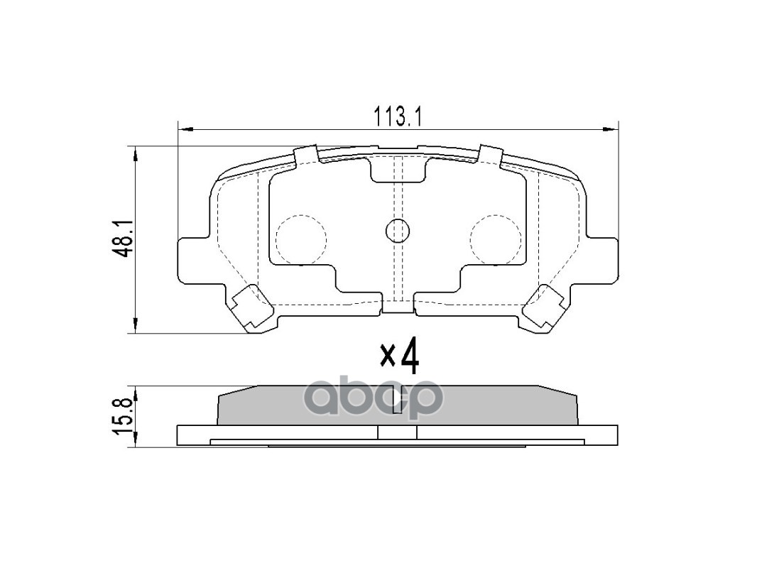 

Колодки Тормозные Зад Honda Pilot Yf4 2009-2014 Sat арт. ST-43022-STX-A00