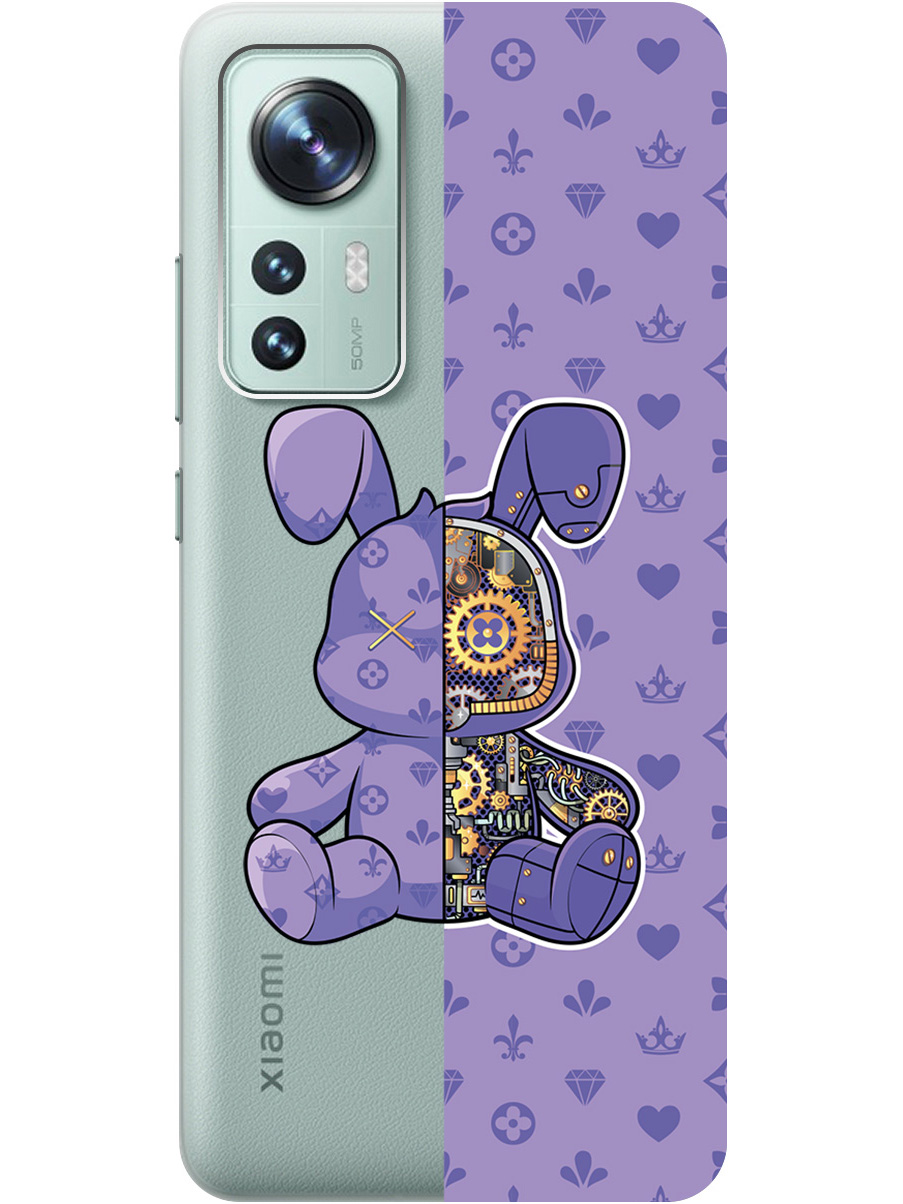 

Силиконовый чехол на Xiaomi 12 / 12X / 12S с принтом прозрачный 790368, Фиолетовый;прозрачный, 734580871