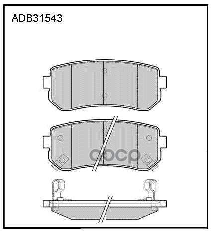 

Тормозные колодки ALLIED NIPPON adb31543