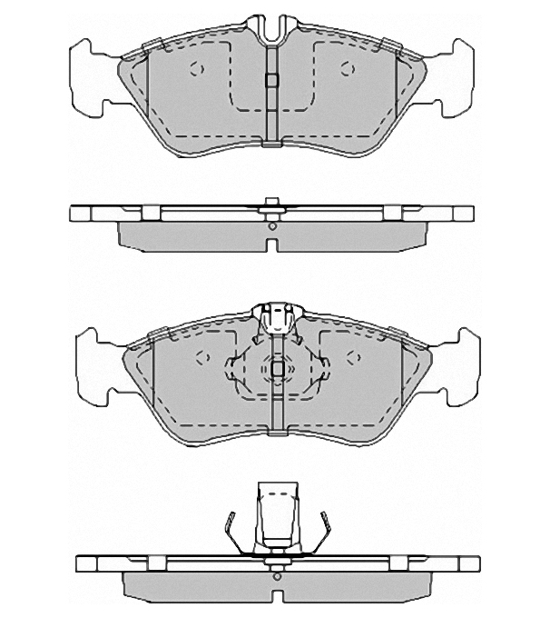 

Колодки Тормозные Зад Mercedes Sprinter Classic 3/5t 12- Sat арт. ST-A0024206020