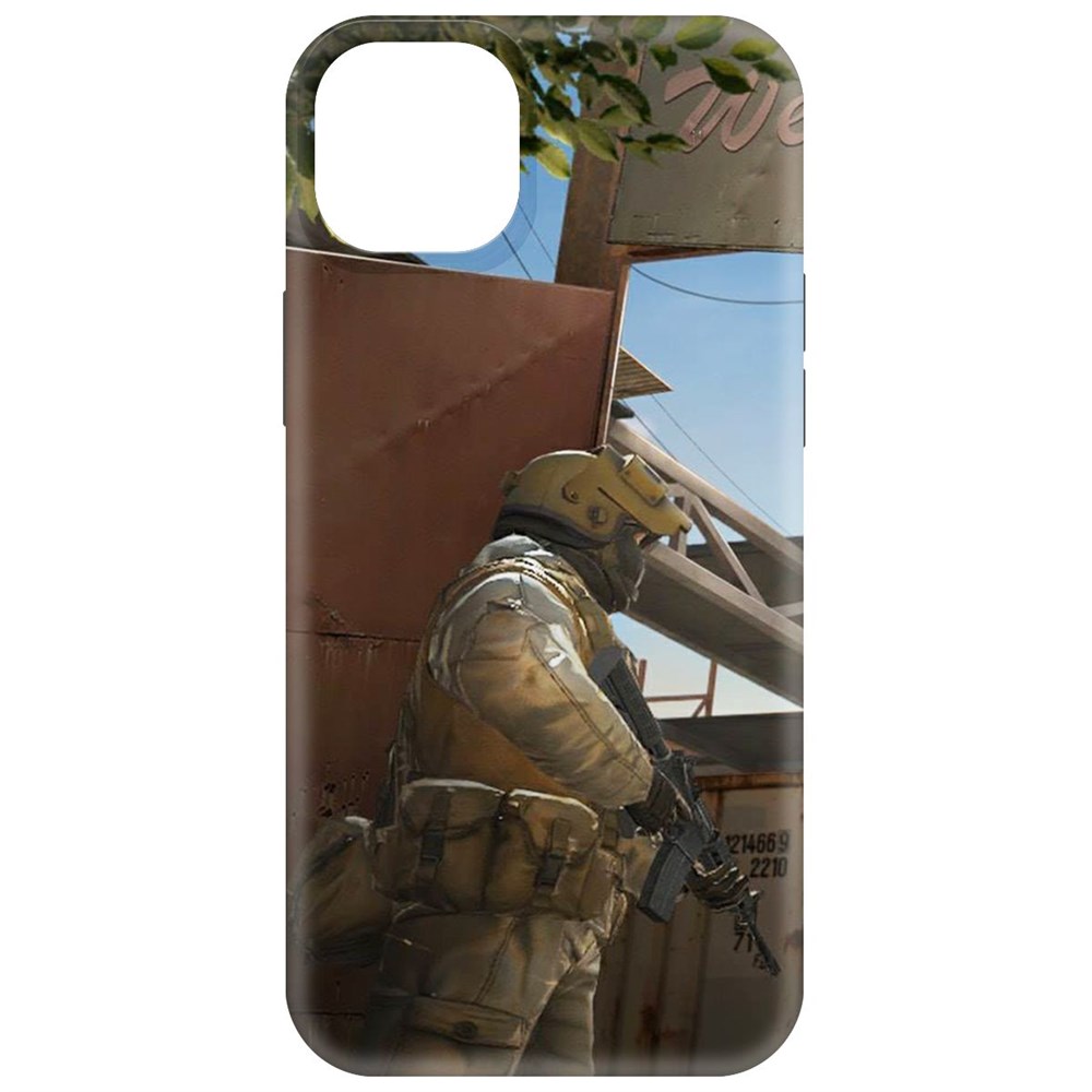 

Чехол-накладка Krutoff Soft Case Cтандофф 2 (Standoff 2) - Rust для iPhone 15 Plus черный