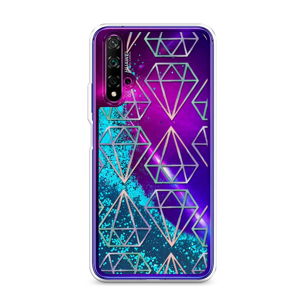 

Чехол Awog на Honor 20/Huawei Nova 5T "Бриллианты голографика", Разноцветный, 610593-1