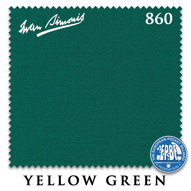

IWAN SIMONIS Сукно Iwan Simonis 860 198см Yellow Green