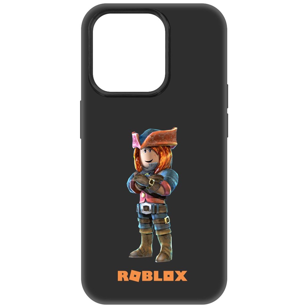 

Чехол-накладка Krutoff Soft Case Roblox-Эзебель для iPhone 15 Pro черный