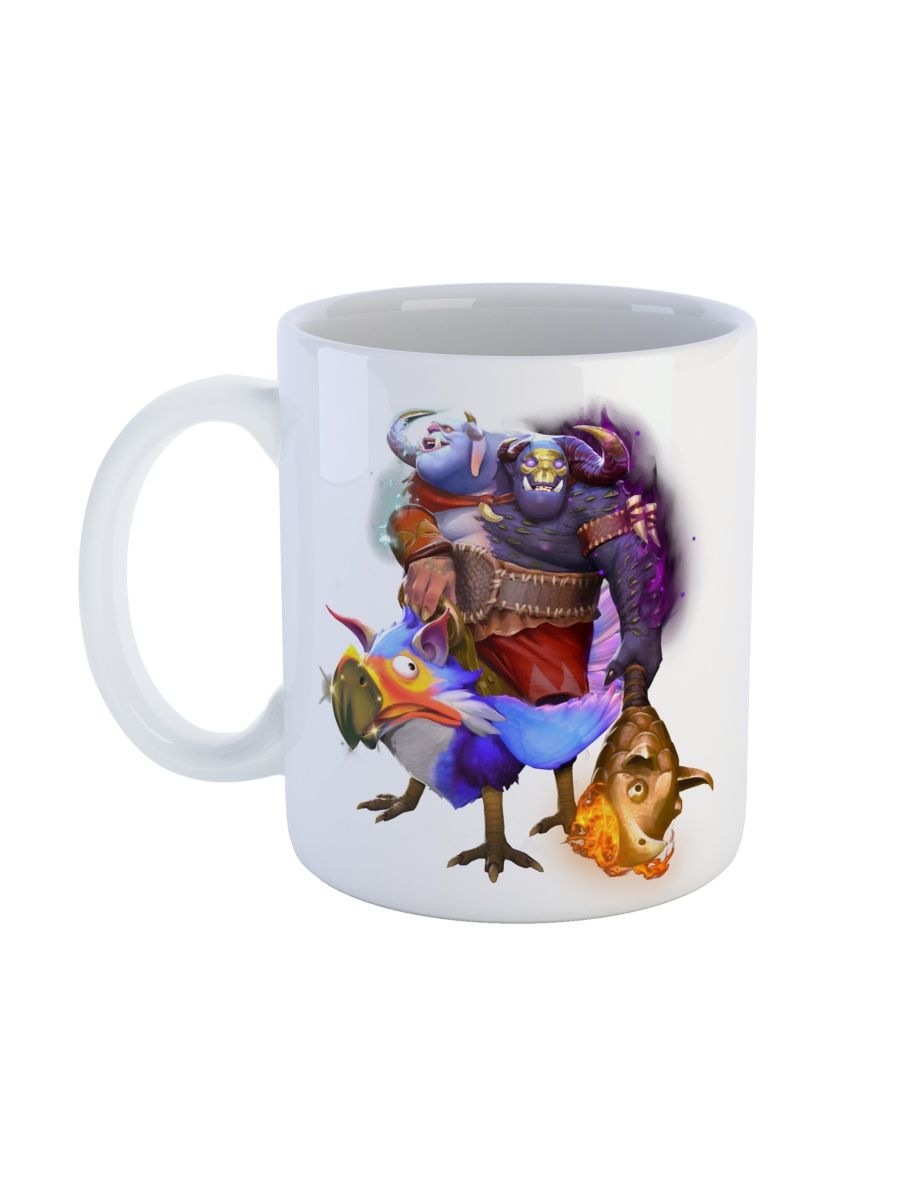 фото Кружка сувенирshop "dota 2 pudge axe invoker" 330 мл