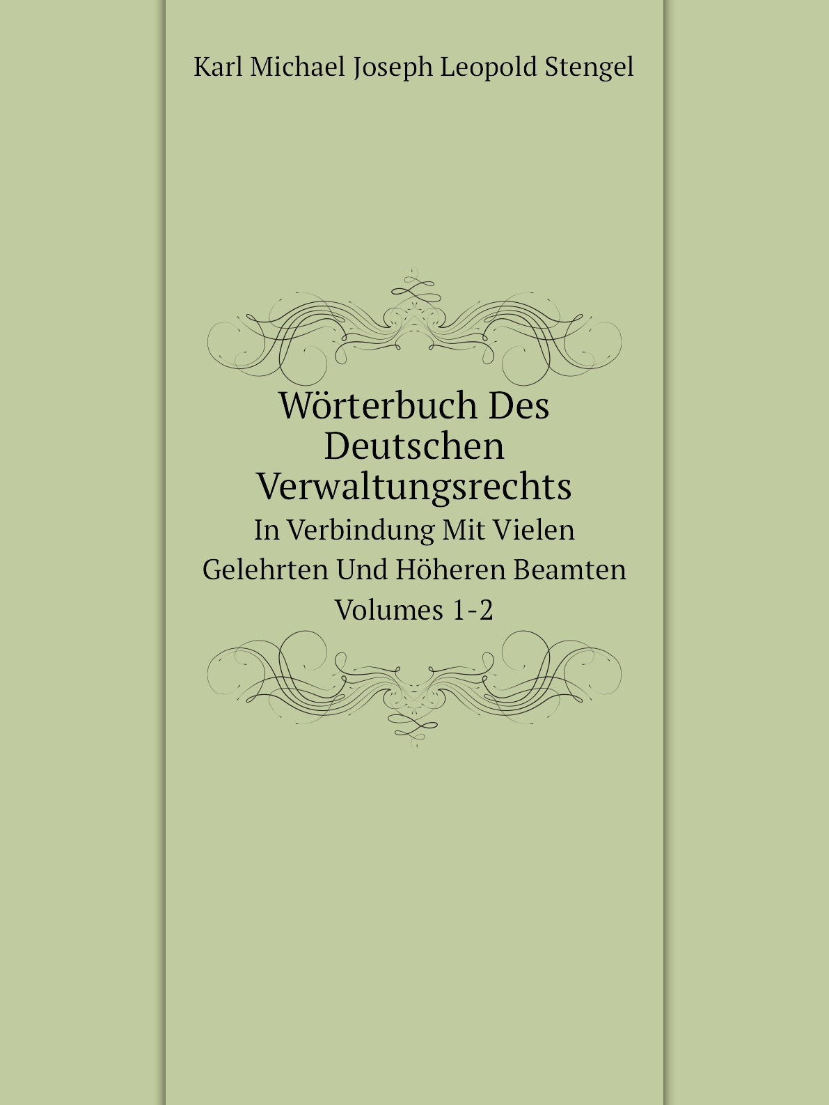 

Worterbuch Des Deutschen Verwaltungsrechts