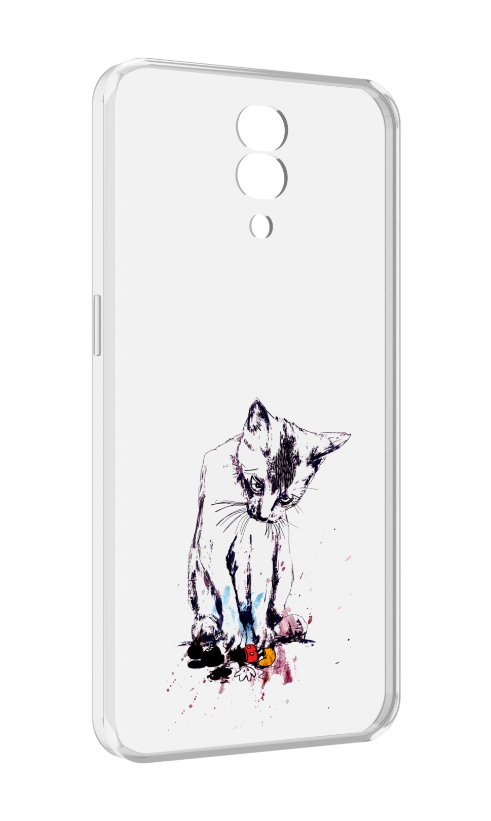 

Чехол MyPads кот и микки для Blackview BV7200, Прозрачный, Tocco