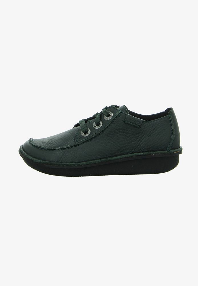 

Полуботинки женские Clarks CL111E0CY зеленые 39 EU, Зеленый, CL111E0CY