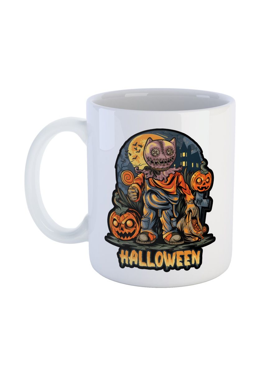 

Кружка СувенирShop "Хеллоуин halloween тыква зомби" 330 мл