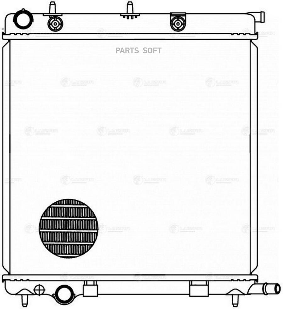 

Радиатор Peugeot 207 (06-)/Citroen C3 (02-) LUZAR арт. LRc 2025