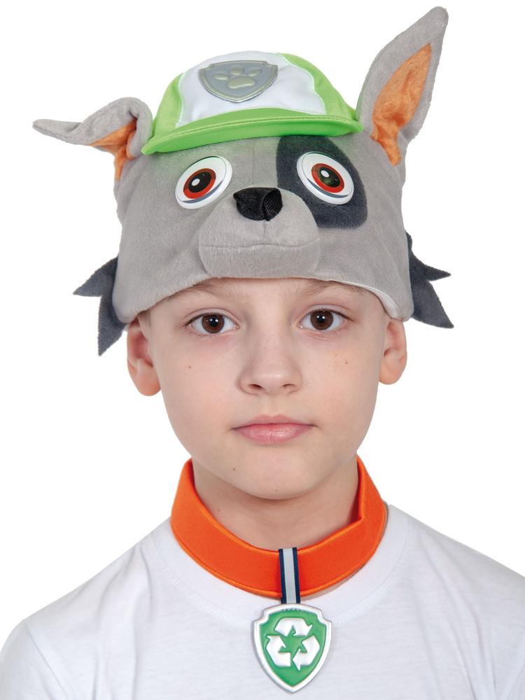 фото Карнавальная маска карнавалофф рокки серия щенячий патруль, размер 52-54