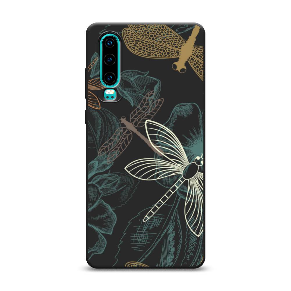 

Чехол Awog на Huawei P30 "Тени стрекоз", Разноцветный, 68552-1