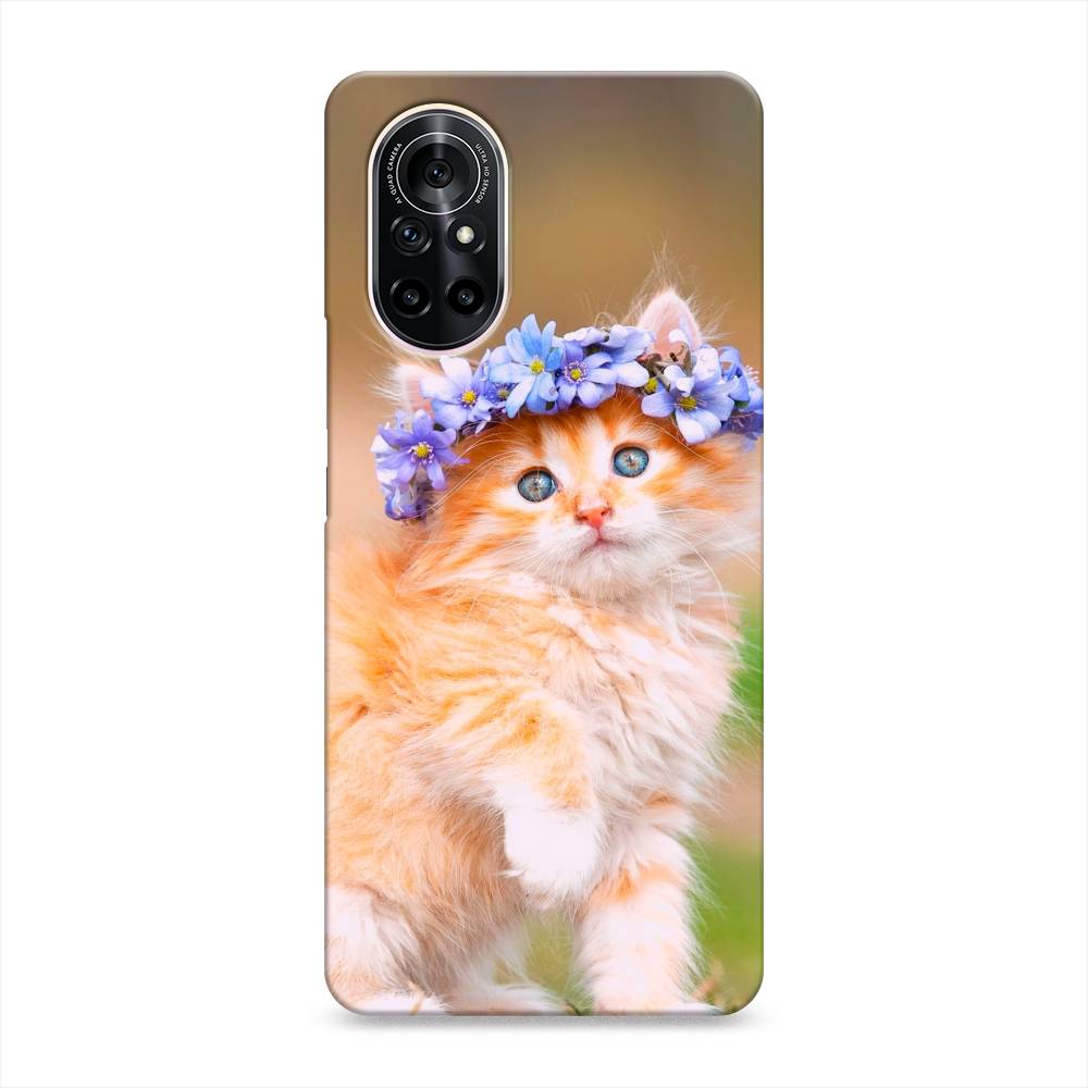 

Чехол Awog "Рыжий кот в венке" для Huawei Nova 8, 6105720-1