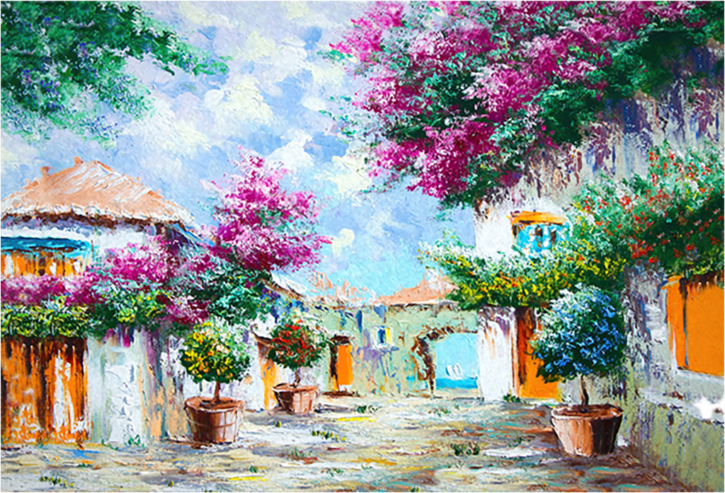 

Картина на холсте с подрамником ХитАрт Сиреневый уголок 60x40 см, 3986