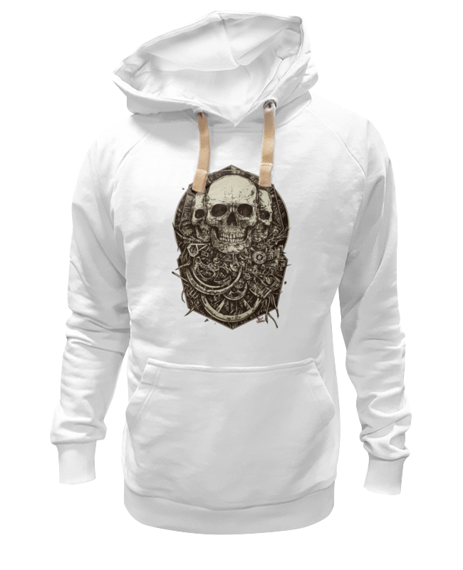 

Худи унисекс Printio Skulls белое XL, Белый, Skulls