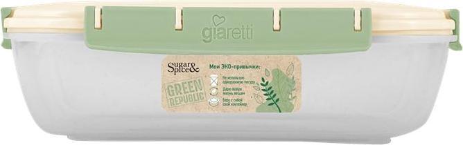 

Контейнеры вакуум. SE2246GR Green Republ прямоугол. 1,8л. пластик цв.в асс.(х12)