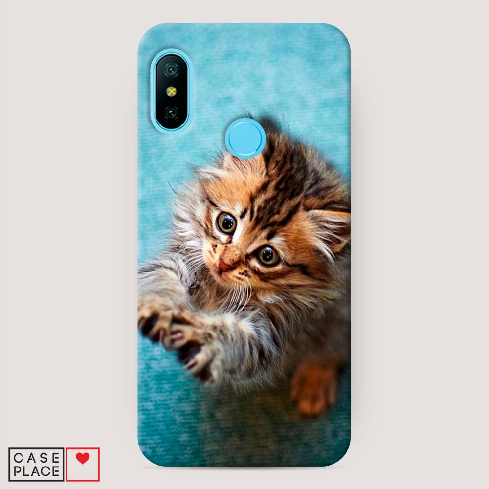 

Пластиковый чехол "Котенок просит есть" на Xiaomi Redmi 6 Pro, 34020-1