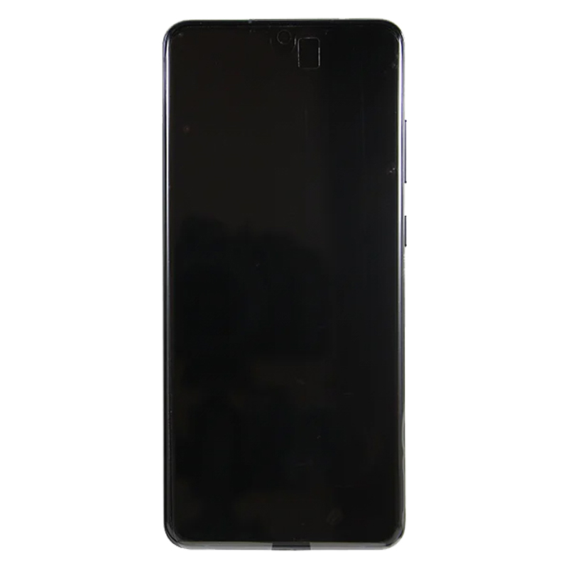 Дисплей BaseMarket для Samsung Galaxy S21 Ultra модуль с рамкой и тачскрином (черный) OEM