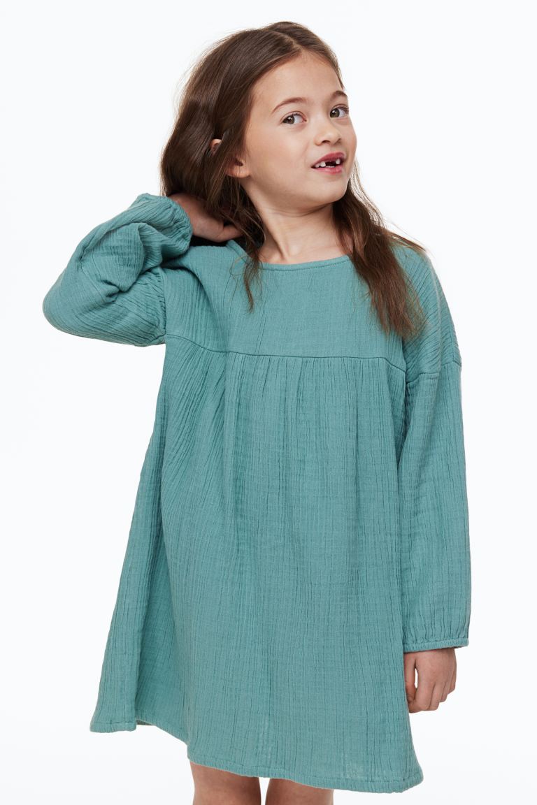 

Платье детское H&M 1020979, цвет темно-зеленый, размер 110 (доставка из-за рубежа), 1020979