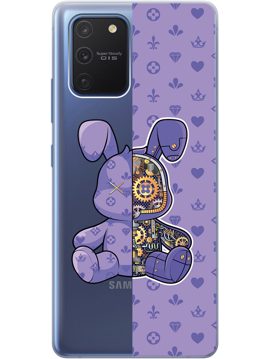

Силиконовый чехол на Samsung Galaxy S10 Lite с принтом прозрачный 790407, Фиолетовый;прозрачный, 722694771