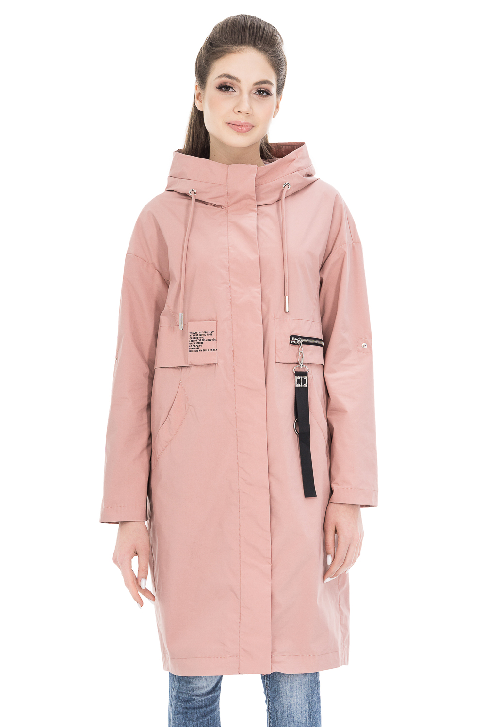 

Плащ женский OHARA AJ-20707 розовый 42 RU, AJ-20707