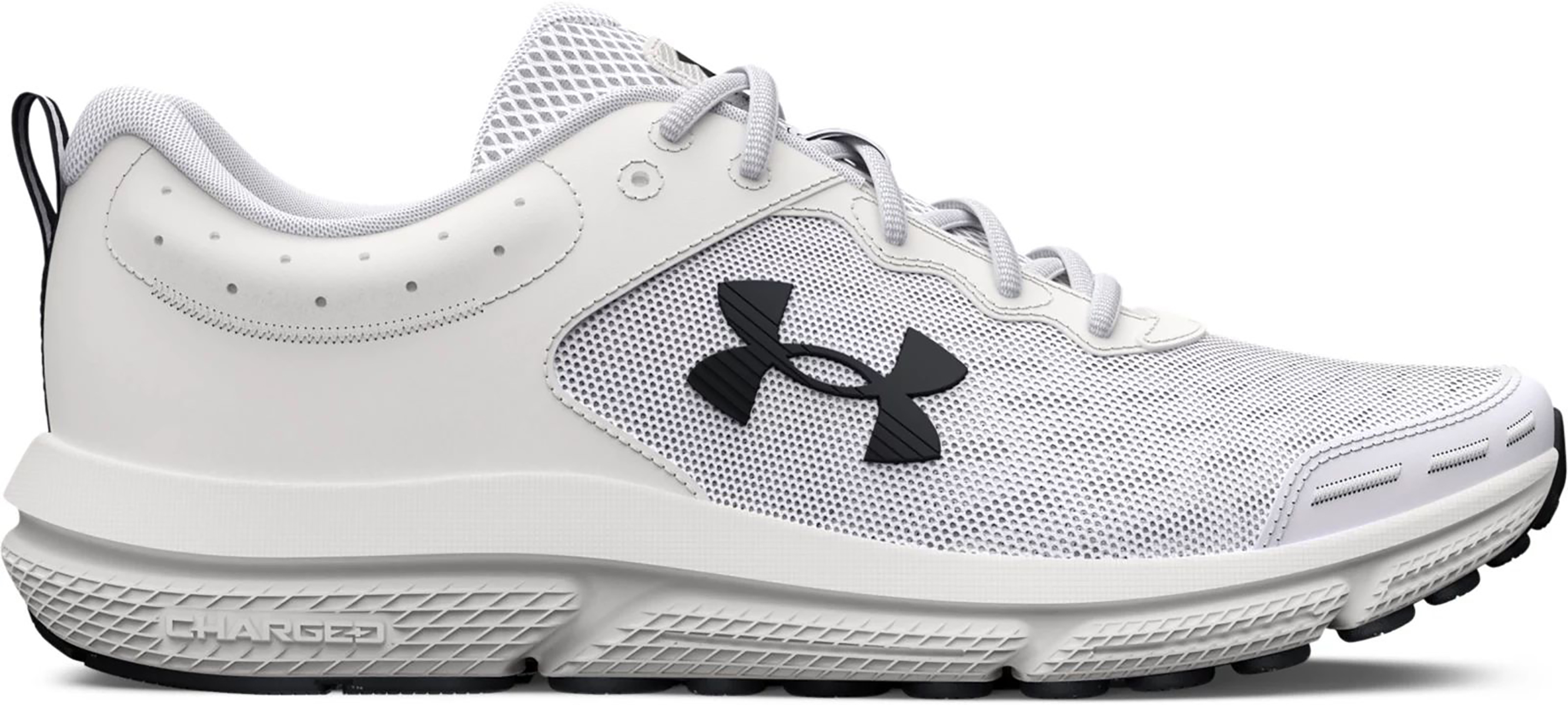 

Кроссовки мужские Under Armour UA Charged Assert 10 белые 8 US, Белый, UA Charged Assert 10