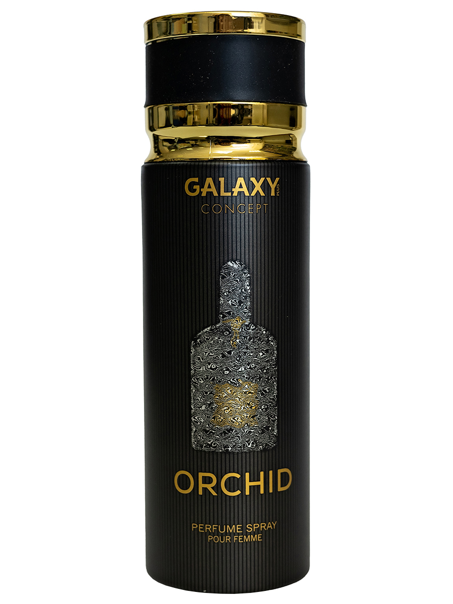 Дезодорант Galaxy Concept Orchid парфюмированный женский, 200 мл дезодорант galaxy concept orchid парфюмированный женский 200 мл