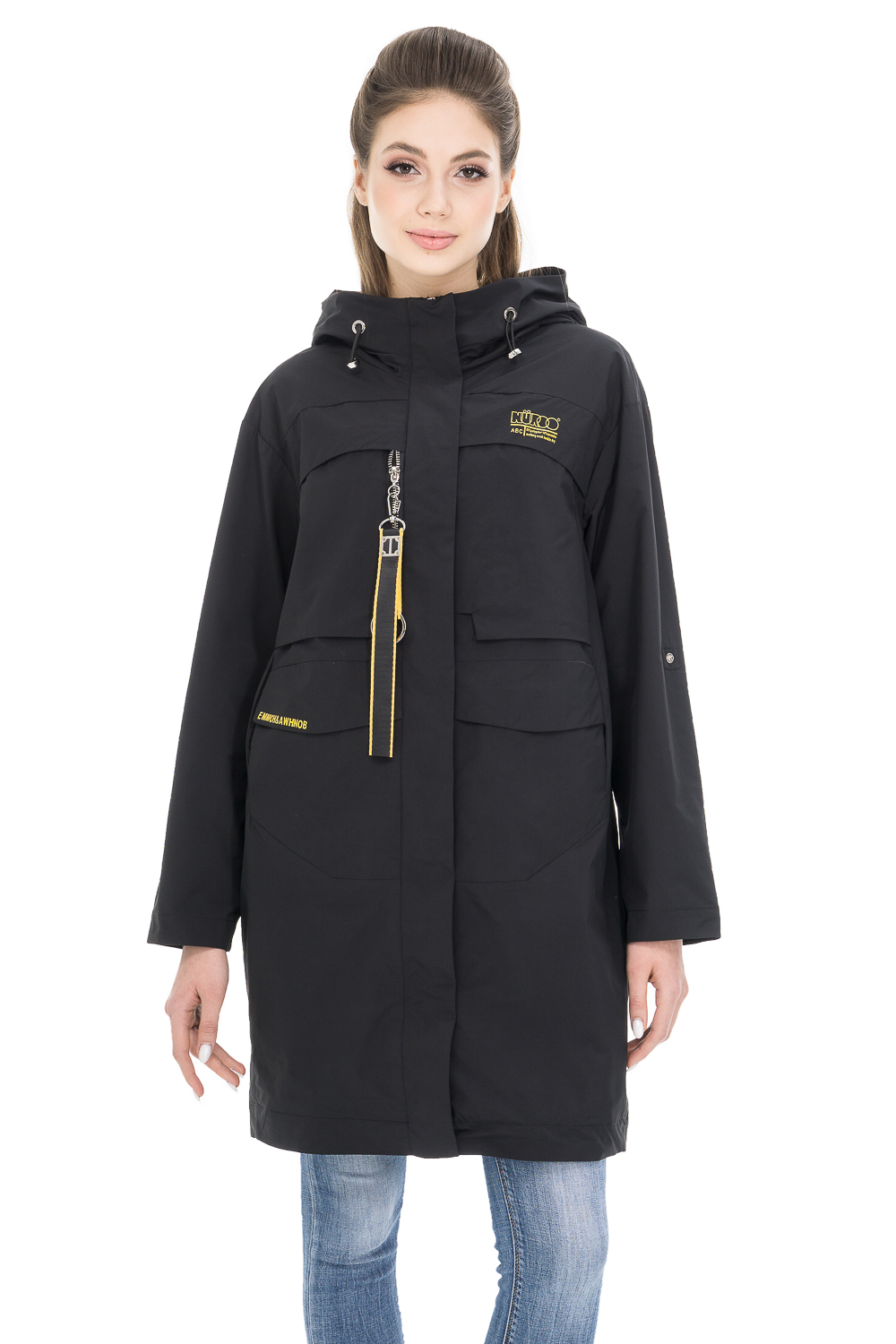 

Плащ женский OHARA AJ-20708 черный 48 RU, AJ-20708