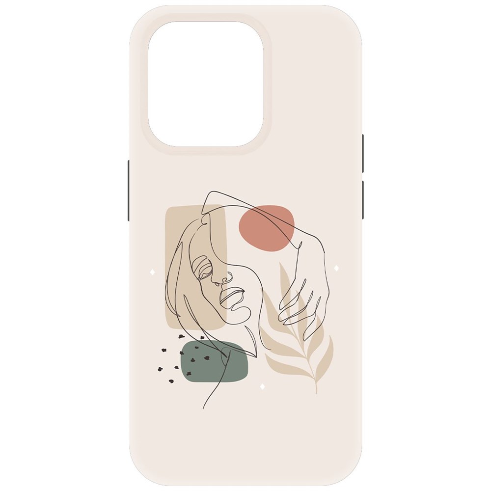 

Чехол-накладка Krutoff Soft Case Грациозность для iPhone 15 Pro черный