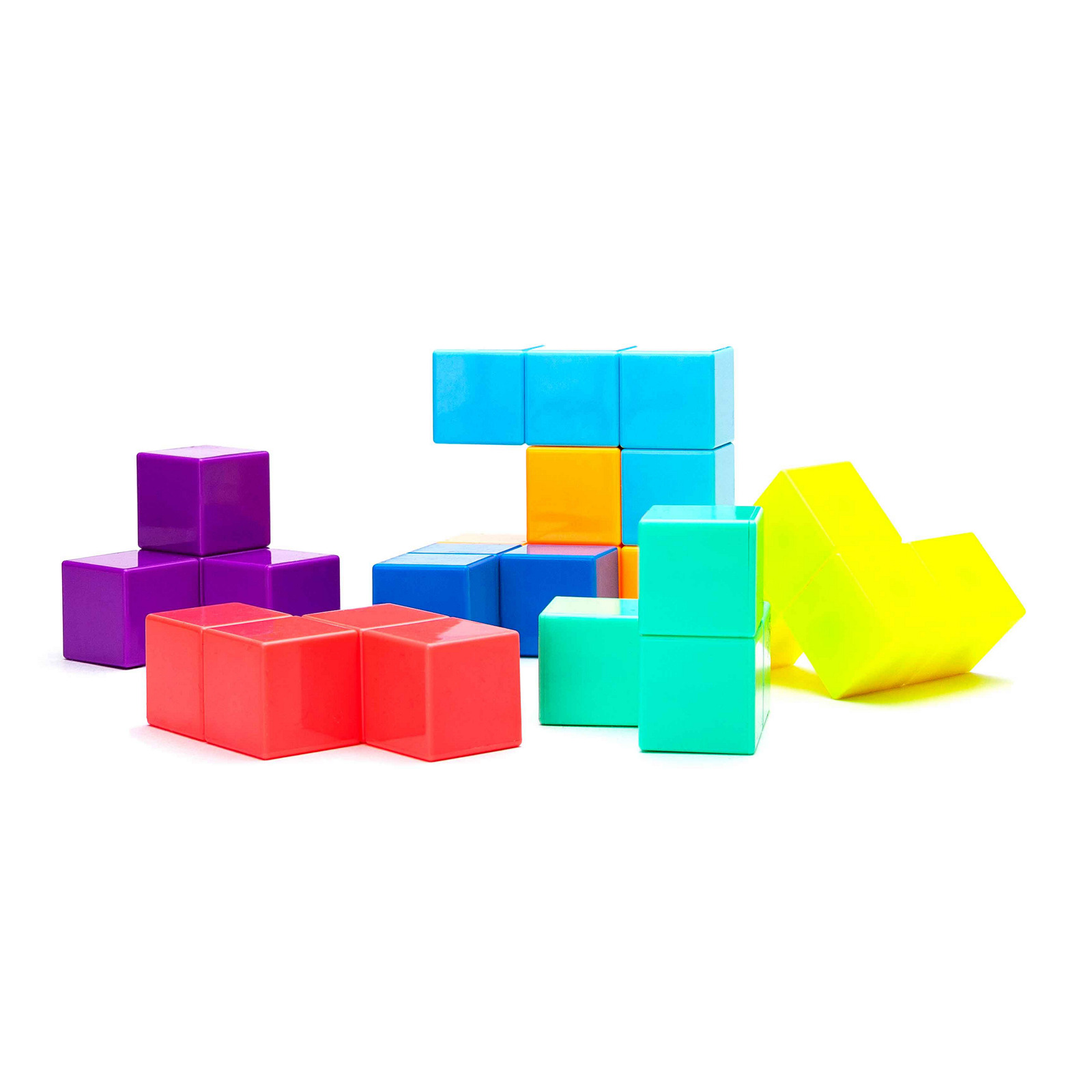 Развивающая игра кубик сома 3D тетрис магнитный YJ Magnet Blocks Cube color