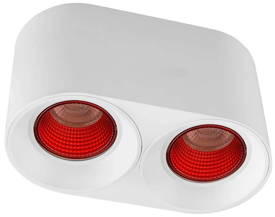 

Светильник потолочный Denkirs DK3040, DK3096-WH+RD, 20W, GU5.3