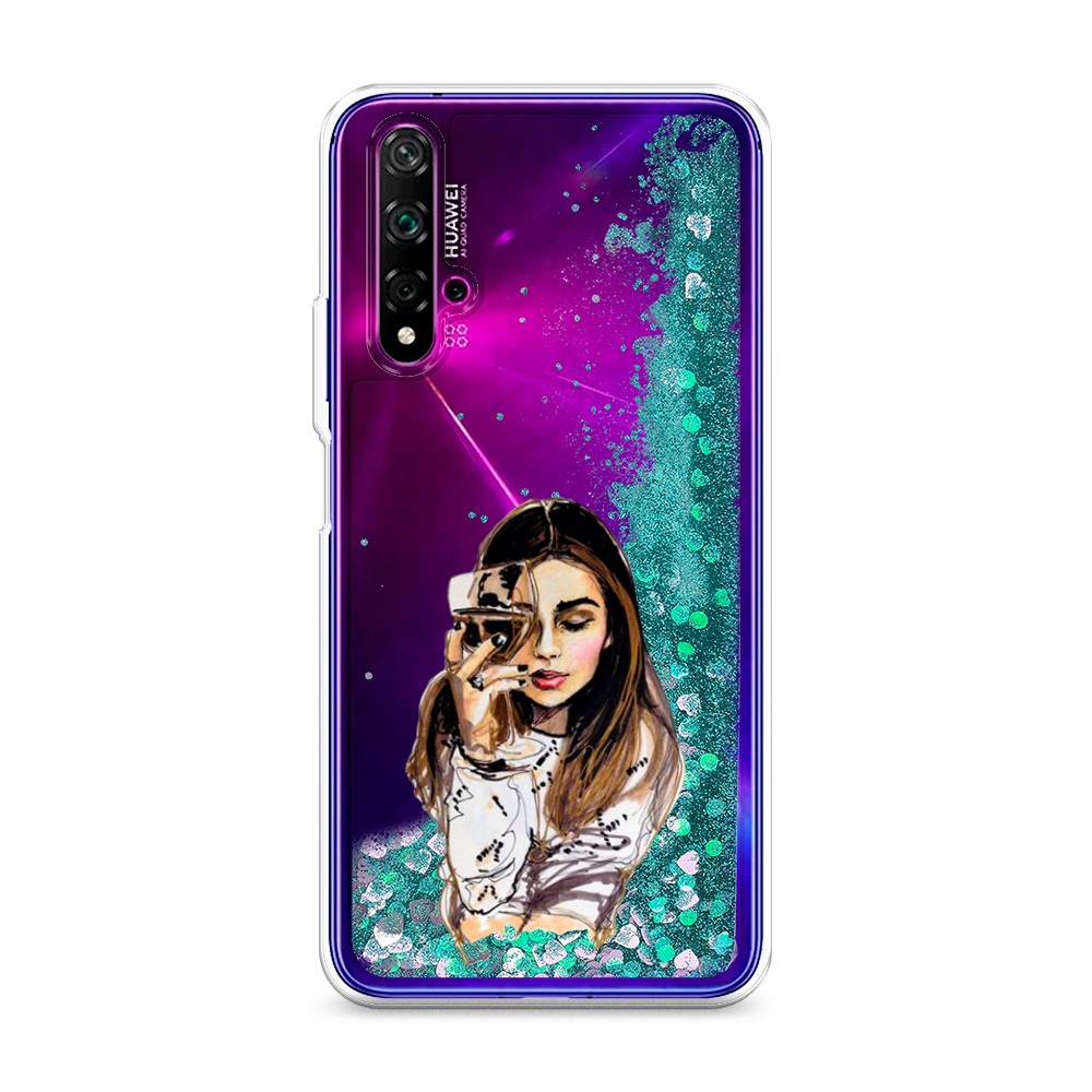фото Силиконовый чехол "звездочки графика белая" на zte red magic 5s awog
