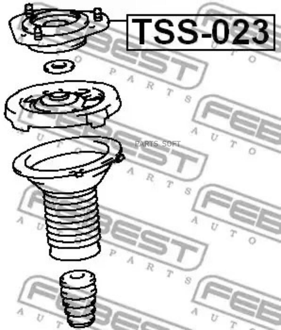 

Tss-023_Опора Амортизатора Переднего Toyota Camry/Vista Sv30/Cv30/Vzv30 90-94