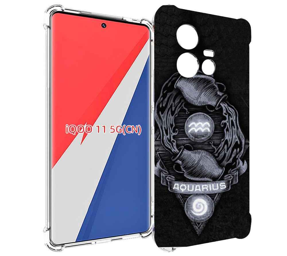 

Чехол MyPads знак зодиака водолеи 6 для Vivo iQOO 11, Прозрачный, Tocco