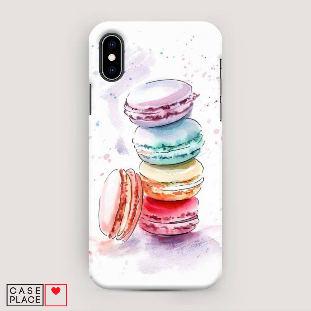 

Пластиковый чехол "Пирамидка макарони 2" на Apple iPhone XS (10S), 11820-7